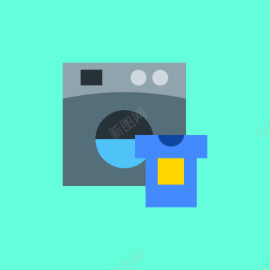 洗衣机电子商务38平板图标图标