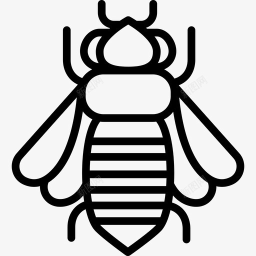 蜜蜂自然6直系图标svg_新图网 https://ixintu.com 直系 自然6 蜜蜂