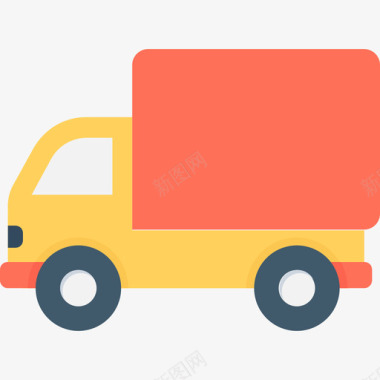 运输卡车运输28平板图标图标