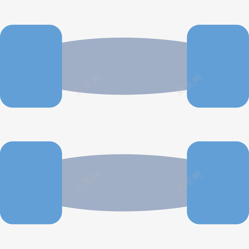 哑铃健身19扁平图标svg_新图网 https://ixintu.com 健身19 哑铃 扁平