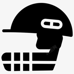 板球帽头盔板球帽头部保护图标高清图片