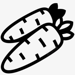 胡萝卜素图标胡萝卜胡萝卜素胡萝卜素蔬菜图标高清图片