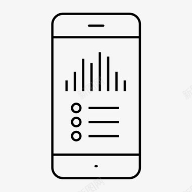 分析和统计图表电话图标图标