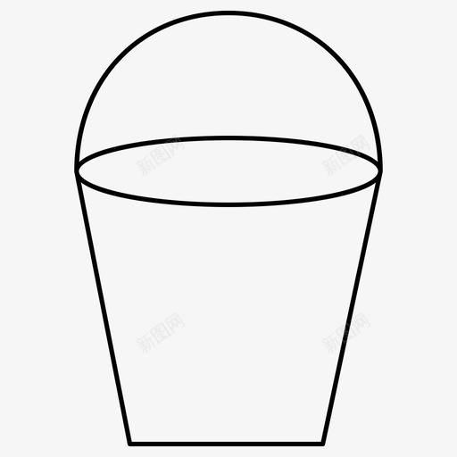 桶容器水图标svg_新图网 https://ixintu.com 容器 日常用品 桶 水