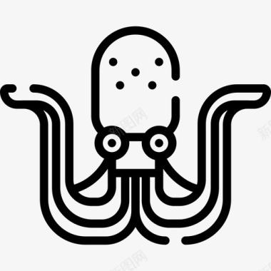 章鱼动物28直系图标图标