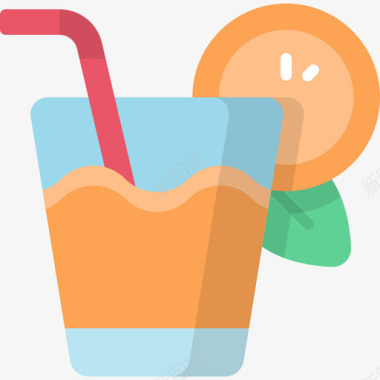 橙汁kawaii饮料2份无糖图标图标