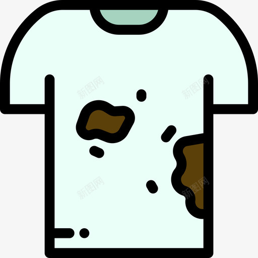 衬衫洗衣房5线性颜色图标svg_新图网 https://ixintu.com 洗衣房5 线性颜色 衬衫