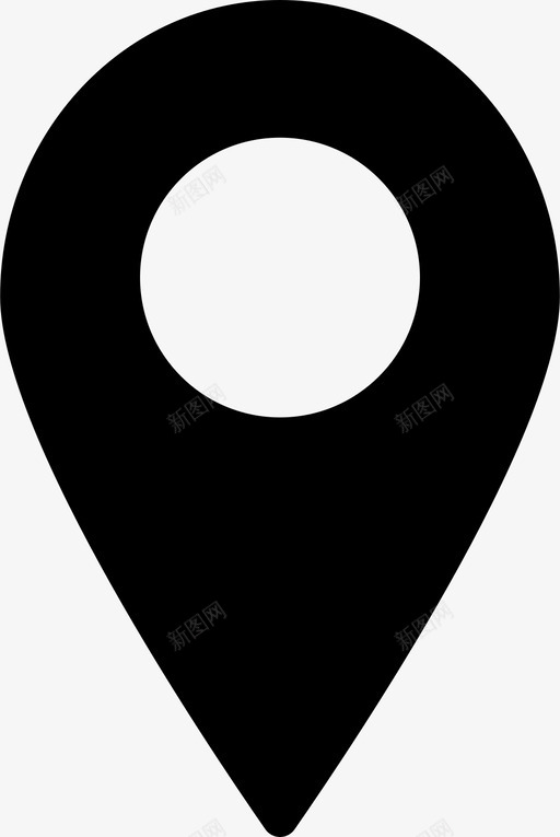 地点地图图钉图标svg_新图网 https://ixintu.com 人道协调厅人道主义图标v02 图钉 地图 地点