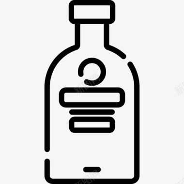 伏特加川维饮料直饮图标图标