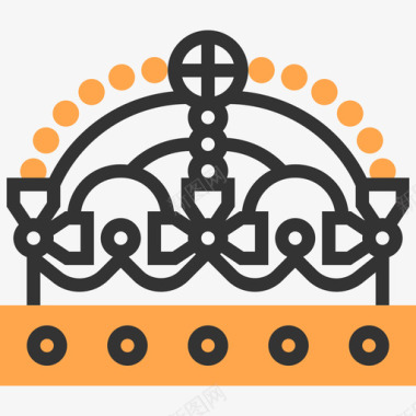 皇冠西班牙黄影图标图标