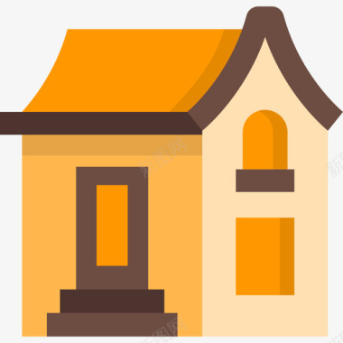 房屋房屋类型2平房图标图标