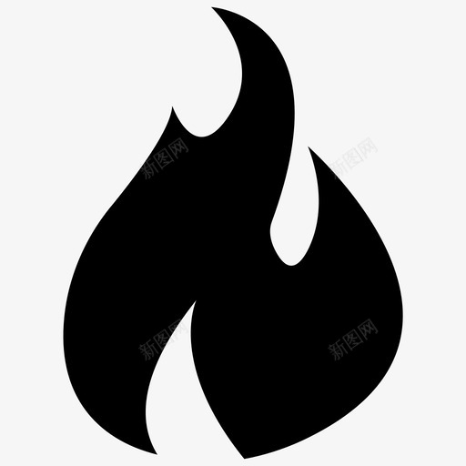 火焰燃烧灼热图标svg_新图网 https://ixintu.com 火焰 火焰雕文图标 灼热 燃烧