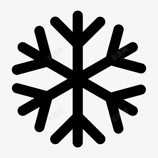 Snowflakesvg_新图网 https://ixintu.com Snowflake