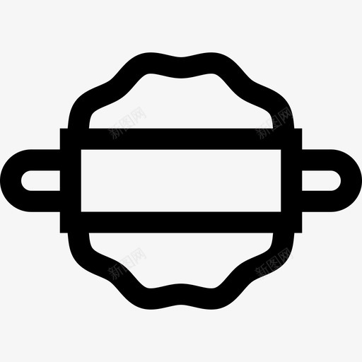 擀面杖面包房5线性图标svg_新图网 https://ixintu.com 擀面杖 线性 面包房5