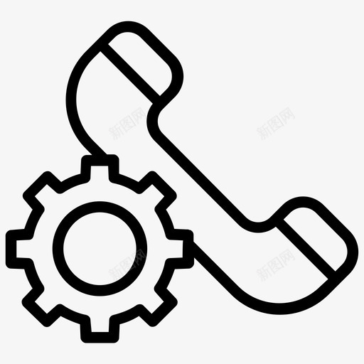 呼叫管理呼叫服务呼叫设置图标svg_新图网 https://ixintu.com 信誉管理线路图标 呼叫服务 呼叫管理 呼叫设置 客户服务 电话设置