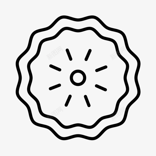 圣诞布丁节日食品图标svg_新图网 https://ixintu.com 圣诞布丁 圣诞节 圣诞装饰 节日 节日季节 食品