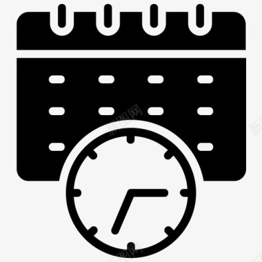 时间表约会日历图标图标