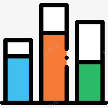 条形图信息图元素线颜色图标图标