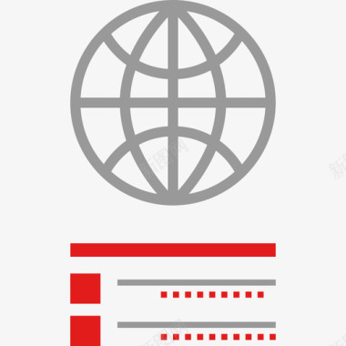 Internet开发web4平面图标图标