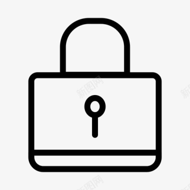 锁隐私保护图标图标
