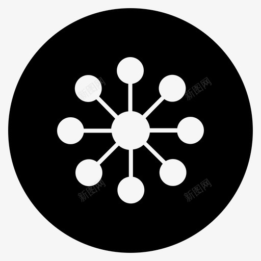 连接层次结构计划图标svg_新图网 https://ixintu.com 图表黑色填充减去前面 层次结构 工作流 方案 结构 计划 连接