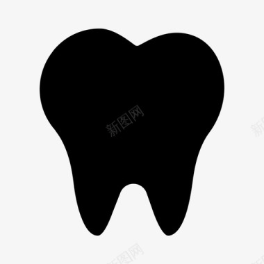 牙齿臼齿医疗护理图标图标