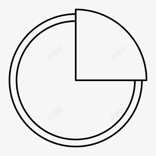 分区内存饼图图标svg_新图网 https://ixintu.com ios营销 内存 分区 属性 广告瘦图标 饼图