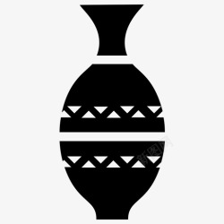 古瓶埃及花瓶古器皿古董花瓶图标高清图片