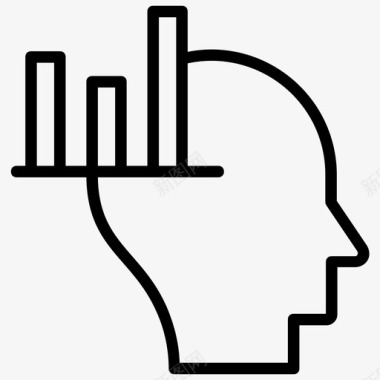 分析思维分析技能商业头脑图标图标
