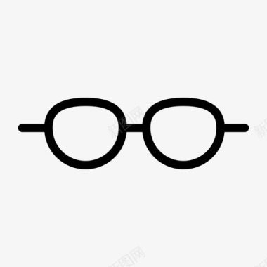 眼镜视觉变焦图标图标