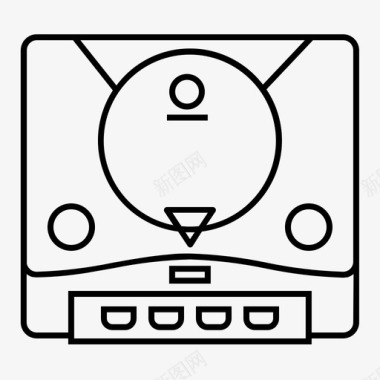 世嘉dreamcast控制台游戏图标图标
