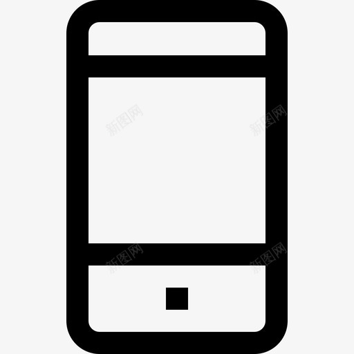 智能手机技术和设备线性图标svg_新图网 https://ixintu.com 技术和设备 智能手机 线性