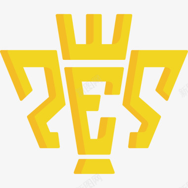 WePes视频游戏标识扁平图标图标