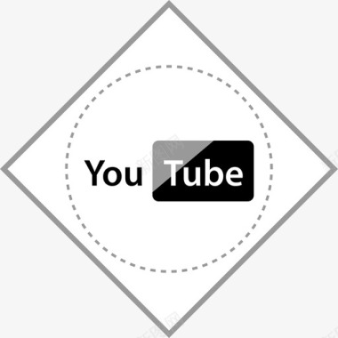 Youtube互联网搜索引擎优化营销3扁平图标图标