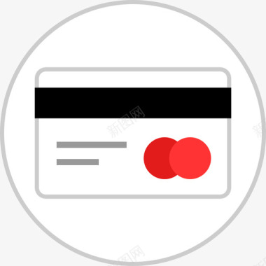 信用卡商业和创业4持平图标图标