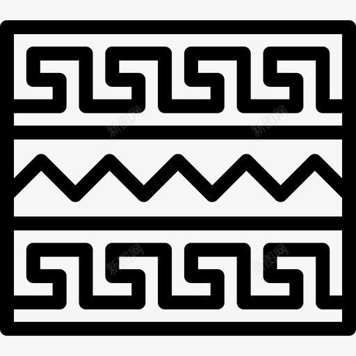 装饰物古希腊7线性图标svg_新图网 https://ixintu.com 古希腊7 线性 装饰物