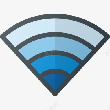 Wifi移动电话3线性颜色图标图标