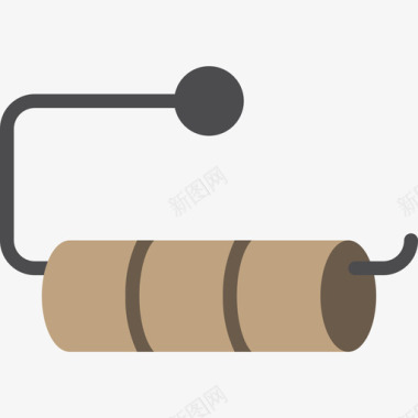 卫生纸浴室用品3平的图标图标