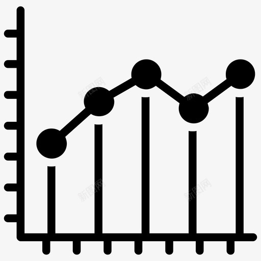 数据可视化分析仪表板图标svg_新图网 https://ixintu.com 仪表板 信息图表 分析 回归分析 数据可视化 数据科学线图标