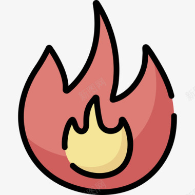 火生态62线性颜色图标图标
