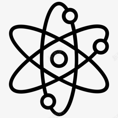 原子原子能生态科学图标图标