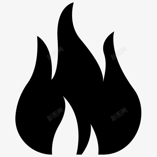 火焰燃烧灼热图标svg_新图网 https://ixintu.com 火焰 火焰雕文图标 灼热 燃烧