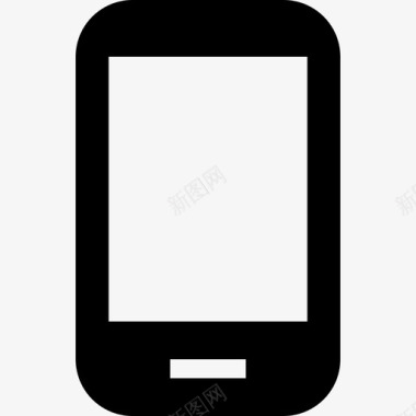 智能手机硬件3单色图标图标