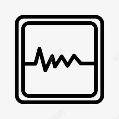 心脏监护仪医生医院图标图标