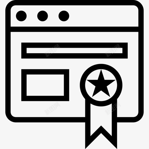 浏览器搜索引擎优化营销业务财务3线性图标svg_新图网 https://ixintu.com 搜索引擎优化营销业务财务3 浏览器 线性