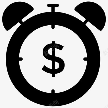 时间就是金钱时间重要性时间管理图标图标