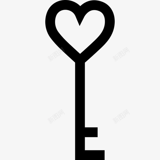 钥匙爱情和浪漫11直系图标svg_新图网 https://ixintu.com 爱情和浪漫11 直系 钥匙