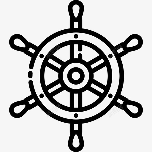 舵手海豹生物直线型图标svg_新图网 https://ixintu.com 海豹生物 直线型 舵手