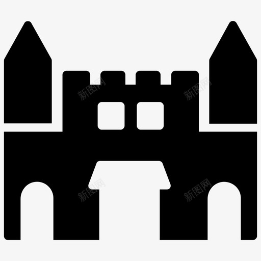 马尔堡城堡欧洲建筑中世纪防御工事图标svg_新图网 https://ixintu.com 中世纪城堡雕文图标 中世纪防御工事 欧洲建筑 马尔堡城堡