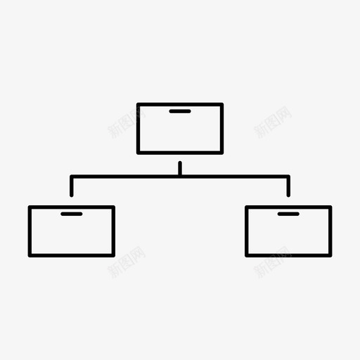 连接盒子网络图标svg_新图网 https://ixintu.com 业务 共享 办公室 在线 工作 技术 服务器 盒子 网络 连接